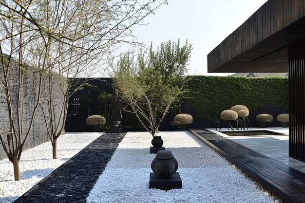 Используйте три типа материалов: натуральный камень светлой палитры, бетон с минимальной фактурой и дерево с матовым покрытием. Для настила применяйте плиты толщиной 20–30 мм, ступени – 40 мм; кромки – ровные, без декоративных выпуклостей. Цветовые сочетания: светло-серый, бежевый и белый; в крупных плоскостях доминирует серый фон, а на мелких участках присутствуют тепло-бежевые акценты.